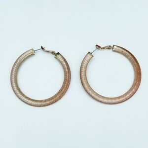 Gold hoop earrings